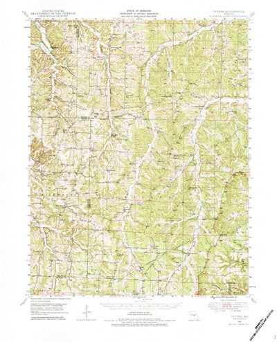 United States Geological Survey Tavern, MO (1948, 62500-Scale) digital map