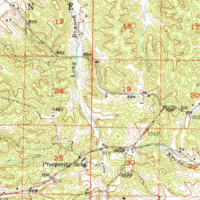United States Geological Survey Tavern, MO (1948, 62500-Scale) digital map