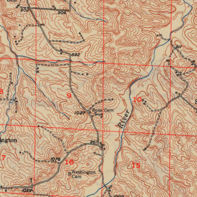 United States Geological Survey Tavern, MO (1950, 62500-Scale) digital map