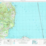 United States Geological Survey Tawas City, MI (1954, 250000-Scale) digital map