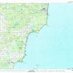 United States Geological Survey Tawas City, MI (1984, 100000-Scale) digital map