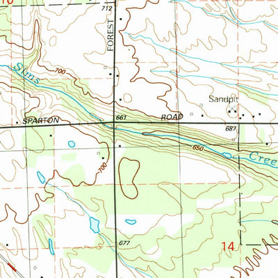 United States Geological Survey Tawas City, MI (1989, 24000-Scale) digital map