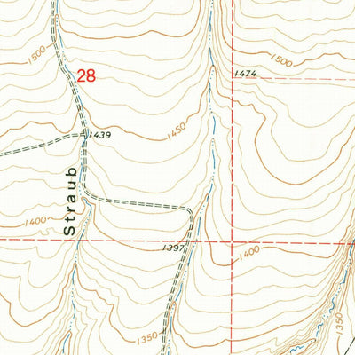 United States Geological Survey Taylor Canyon, WA (1965, 24000-Scale) digital map