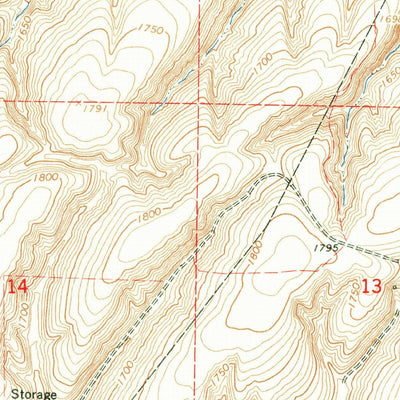 United States Geological Survey Taylor Canyon, WA (1965, 24000-Scale) digital map