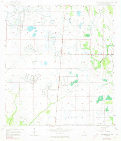 United States Geological Survey Taylor Creek NE, FL (1953, 24000-Scale) digital map