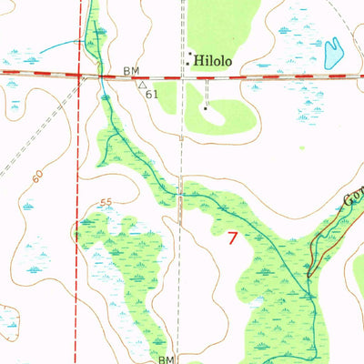 United States Geological Survey Taylor Creek NE, FL (1953, 24000-Scale) digital map