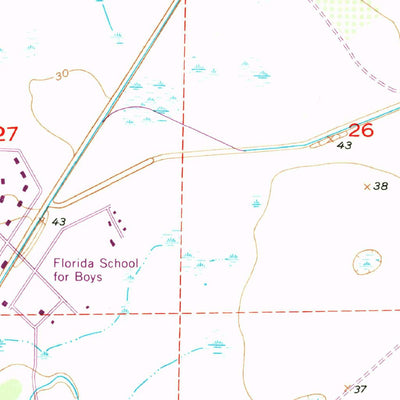 United States Geological Survey Taylor Creek SE, FL (1953, 24000-Scale) digital map
