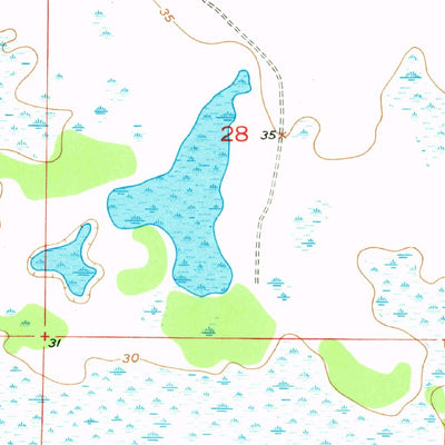 United States Geological Survey Taylor Creek SW, FL (1953, 24000-Scale) digital map