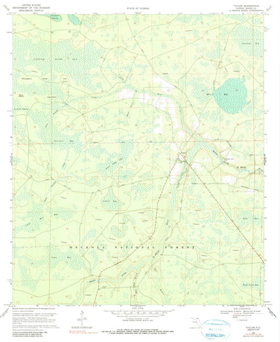 United States Geological Survey Taylor, FL (1969, 24000-Scale) digital map