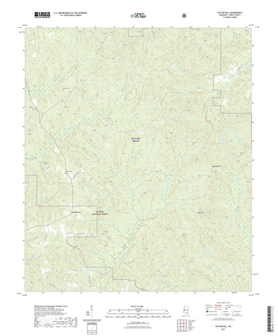 United States Geological Survey Taylor Hill, MS (2021, 24000-Scale) digital map