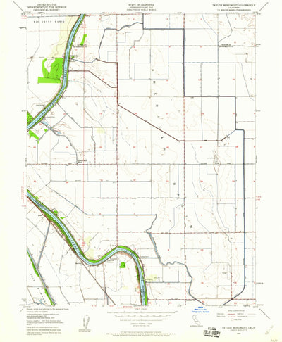 United States Geological Survey Taylor Monument, CA (1950, 24000-Scale) digital map