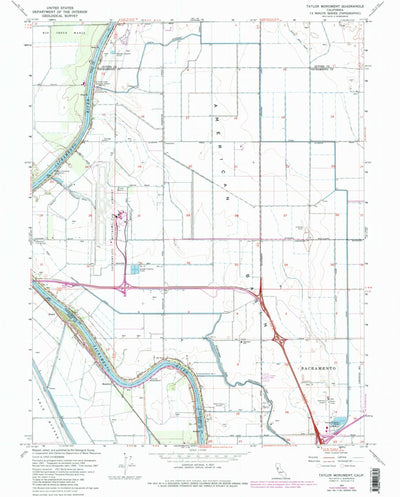 United States Geological Survey Taylor Monument, CA (1967, 24000-Scale) digital map