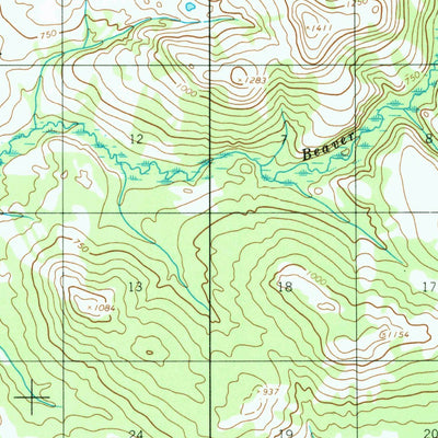 United States Geological Survey Taylor Mountains A-1, AK (1954, 63360-Scale) digital map