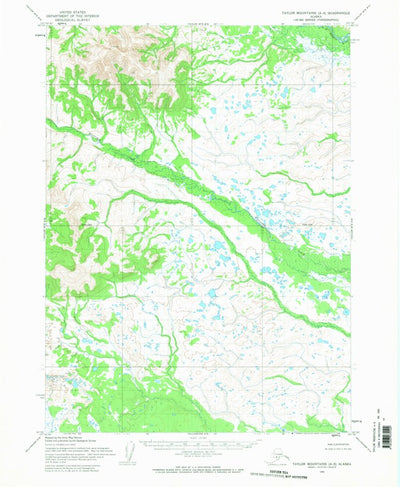 United States Geological Survey Taylor Mountains A-5, AK (1954, 63360-Scale) digital map