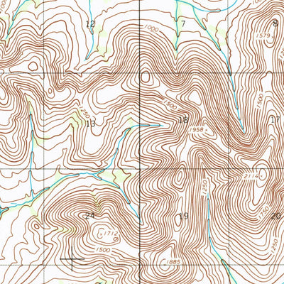 United States Geological Survey Taylor Mountains B-2, AK (1954, 63360-Scale) digital map