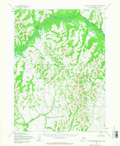 United States Geological Survey Taylor Mountains B-3, AK (1954, 63360-Scale) digital map