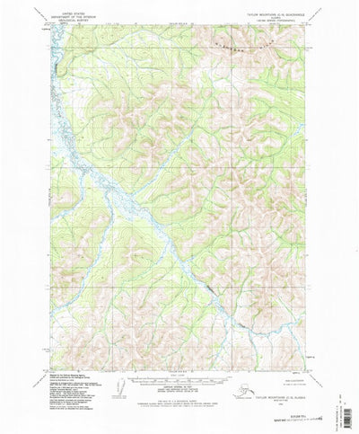 United States Geological Survey Taylor Mountains C-5, AK (1954, 63360-Scale) digital map