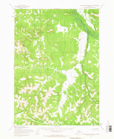 United States Geological Survey Taylor Mountains D-2, AK (1954, 63360-Scale) digital map