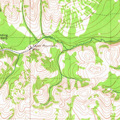 United States Geological Survey Taylor Mountains D-4, AK (1954, 63360-Scale) digital map