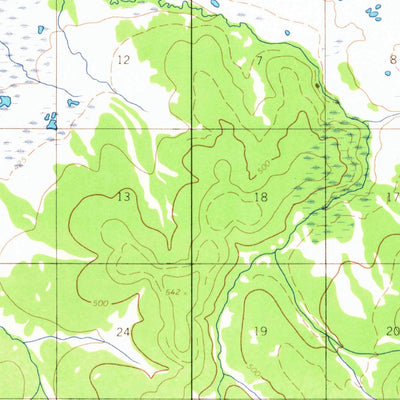 United States Geological Survey Taylor Mountains D-5, AK (1954, 63360-Scale) digital map