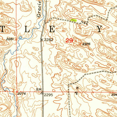 United States Geological Survey Taylor NE, NE (1952, 24000-Scale) digital map