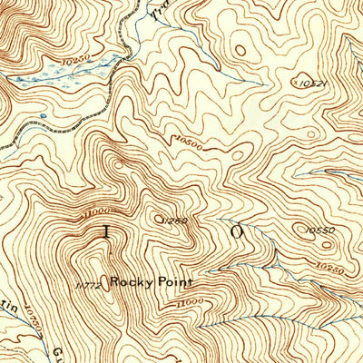 United States Geological Survey Taylor Park, CO (1937, 62500-Scale) digital map