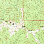United States Geological Survey Taylor Peak, CA (1969, 24000-Scale) digital map