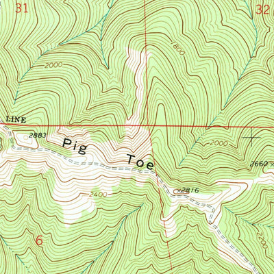 United States Geological Survey Taylor Peak, CA (1969, 24000-Scale) digital map