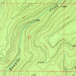 United States Geological Survey Taylor Peak, ID-MT (1966, 24000-Scale) digital map