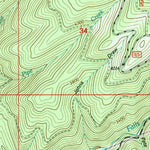 United States Geological Survey Taylor Peak, ID-MT (1996, 24000-Scale) digital map