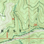 United States Geological Survey Taylor Peak, ID-MT (1996, 24000-Scale) digital map