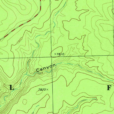 United States Geological Survey Taylor Peak, NM (1981, 24000-Scale) digital map