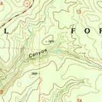 United States Geological Survey Taylor Peak, NM (1999, 24000-Scale) digital map