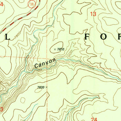 United States Geological Survey Taylor Peak, NM (1999, 24000-Scale) digital map