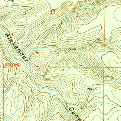 United States Geological Survey Taylor Peak, NM (1999, 24000-Scale) digital map