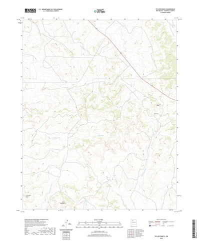 United States Geological Survey Taylor Ranch, NM (2020, 24000-Scale) digital map