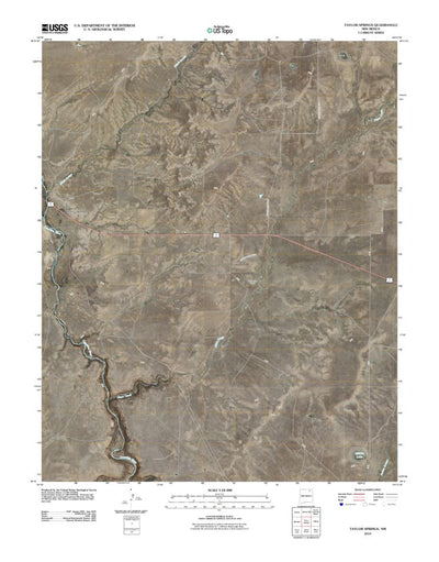 United States Geological Survey Taylor Springs, NM (2010, 24000-Scale) digital map
