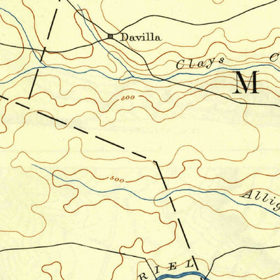 United States Geological Survey Taylor, TX (1894, 125000-Scale) digital map