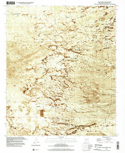 United States Geological Survey Taylor Well, NM (1996, 24000-Scale) digital map