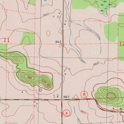 United States Geological Survey Taylor, WI (1984, 24000-Scale) digital map