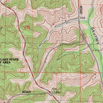 United States Geological Survey Taylor, WI (1984, 24000-Scale) digital map