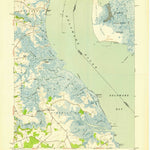 United States Geological Survey Taylors Bridge, DE-NJ (1950, 24000-Scale) digital map
