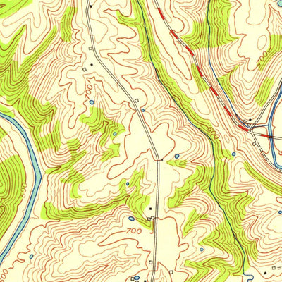 United States Geological Survey Taylorsville, KY (1954, 24000-Scale) digital map