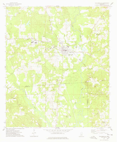United States Geological Survey Taylorsville, MS (1975, 24000-Scale) digital map