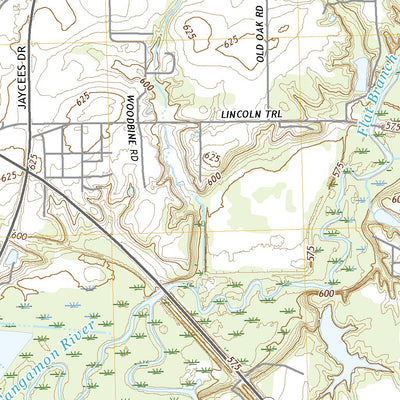 United States Geological Survey Taylorville, IL (2021, 24000-Scale) digital map
