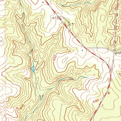 United States Geological Survey Tazewell North, GA (1971, 24000-Scale) digital map
