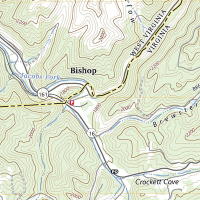 United States Geological Survey Tazewell North, VA (2023, 24000-Scale) digital map