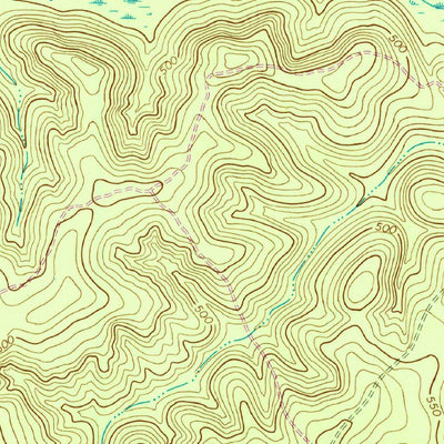 United States Geological Survey Tazewell South, GA (1971, 24000-Scale) digital map