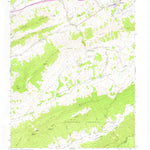 United States Geological Survey Tazewell South, VA (1968, 24000-Scale) digital map