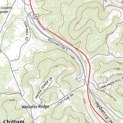 United States Geological Survey Tazewell, TN (2022, 24000-Scale) digital map